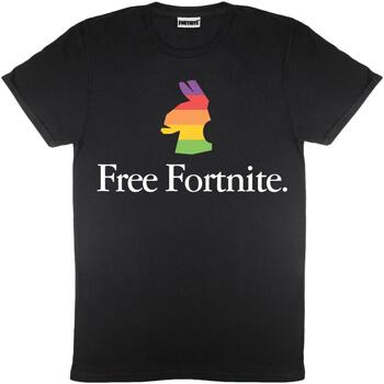 Textiel Dames T-shirts met lange mouwen Free Fortnite  Zwart