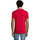 Textiel Heren T-shirts korte mouwen Sols Camiserta de hombre de cuello redondo Rood