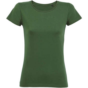 Textiel Dames T-shirts korte mouwen Sols CAMISETA DE MANGA CORTA Groen