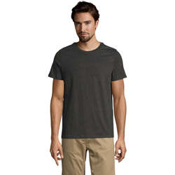 Textiel Heren T-shirts korte mouwen Sols Mixed Men camiseta hombre Grijs