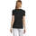 Textiel Dames T-shirts korte mouwen Sols MOTION camiseta de pico mujer Zwart