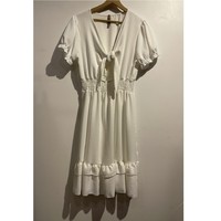 Textiel Dames Korte jurken Fashion brands 9176-BLANC Wit