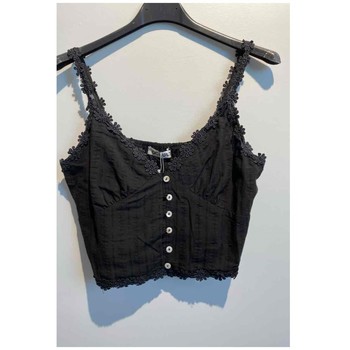 Textiel Dames Tops / Blousjes Fashion brands 6133-BLACK Zwart