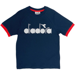 Textiel Kinderen T-shirts korte mouwen Diadora 102175906 Blauw