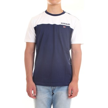 Textiel Heren T-shirts korte mouwen Napapijri NP0A4F6T Blauw