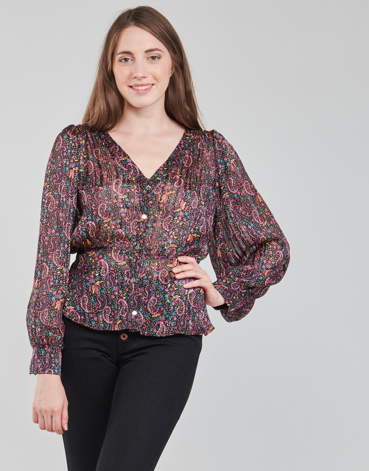 Textiel Dames Tops / Blousjes Morgan CODE Multicolour