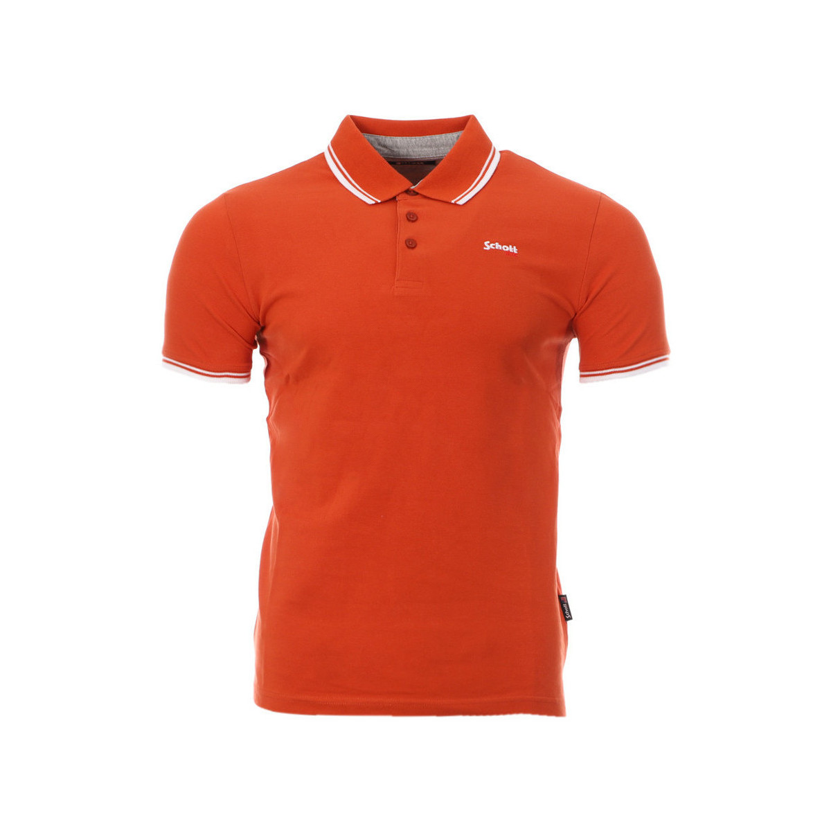 Textiel Heren T-shirts & Polo’s Schott  Oranje