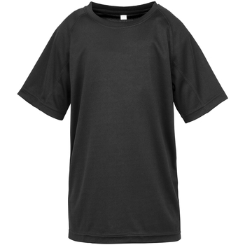 Textiel Jongens T-shirts met lange mouwen Spiro S287J Zwart
