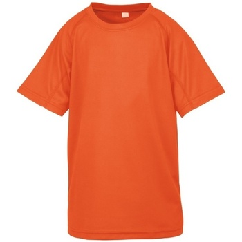 Textiel Jongens T-shirts met lange mouwen Spiro S287J Oranje