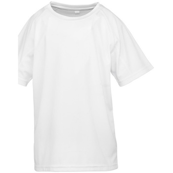 Textiel Jongens T-shirts met lange mouwen Spiro S287J Wit