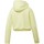 Textiel Dames Sweaters / Sweatshirts Reebok Sport Qqr Crop Hoodie Geel