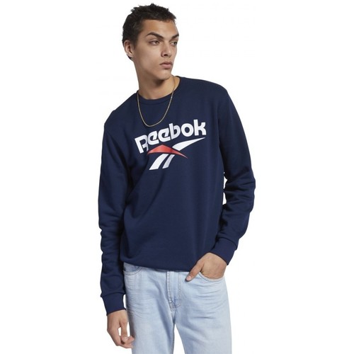 Textiel Heren Sweaters / Sweatshirts Reebok Sport Cl F Vector Crew Blauw