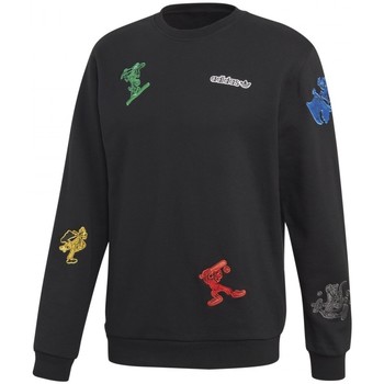 Textiel Heren Sweaters / Sweatshirts adidas Originals Goofy Crew Zwart