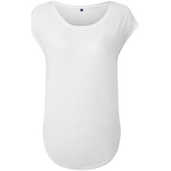 Textiel Dames T-shirts met lange mouwen Tridri TR045 Wit