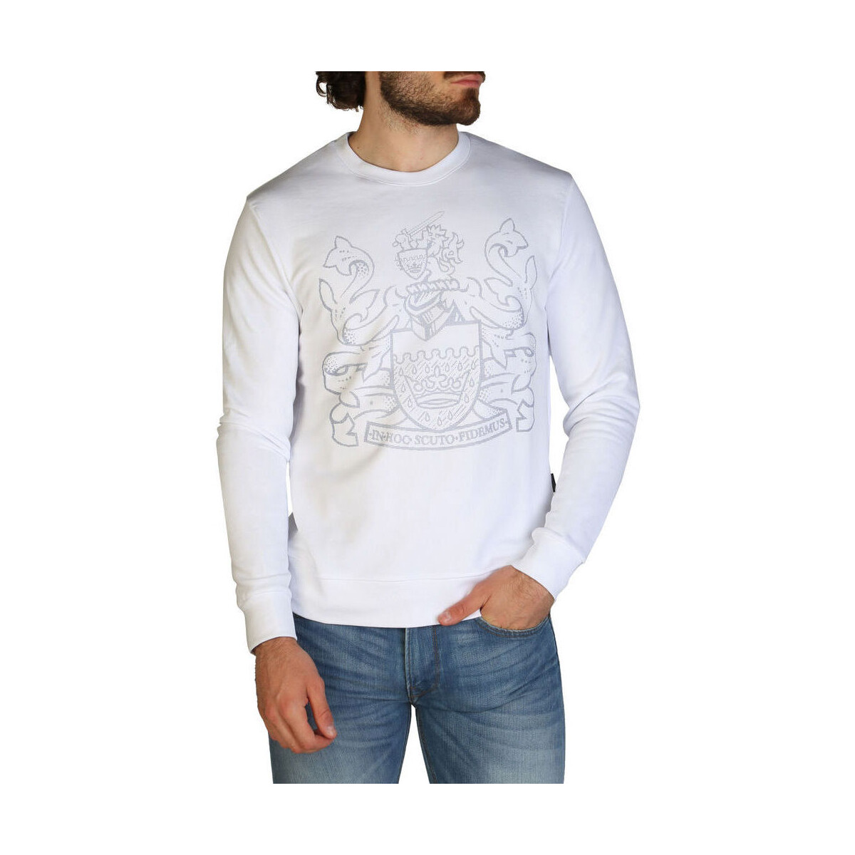 Textiel Heren Sweaters / Sweatshirts Aquascutum - fai001 Wit