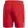 Textiel Heren Zwembroeken/ Zwemshorts adidas Originals 3 Stripe Swims Rood