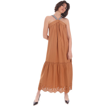 Textiel Dames Lange jurken Gaudi 111FD15012 Bruin
