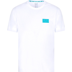 Textiel Heren T-shirts korte mouwen Ea7 Emporio Armani 3KPT50 PJAMZ Wit