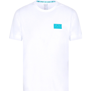Textiel Heren T-shirts korte mouwen Ea7 Emporio Armani 3KPT50 PJAMZ Wit