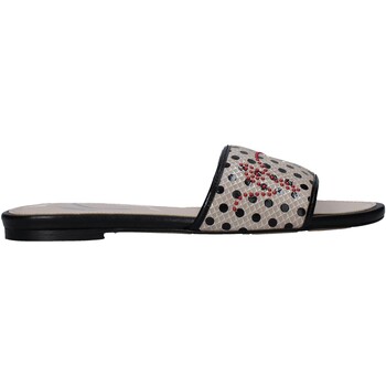 Schoenen Dames Leren slippers Manila Grace S622LP Beige