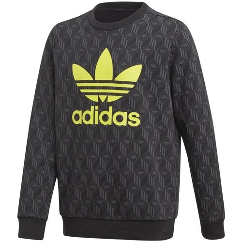 Textiel Kinderen Sweaters / Sweatshirts adidas Originals Crew Zwart