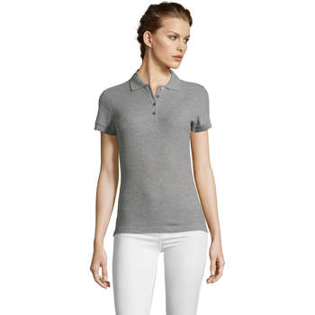 Textiel Dames Polo's korte mouwen Sols PEOPLE POLO MUJER Gris