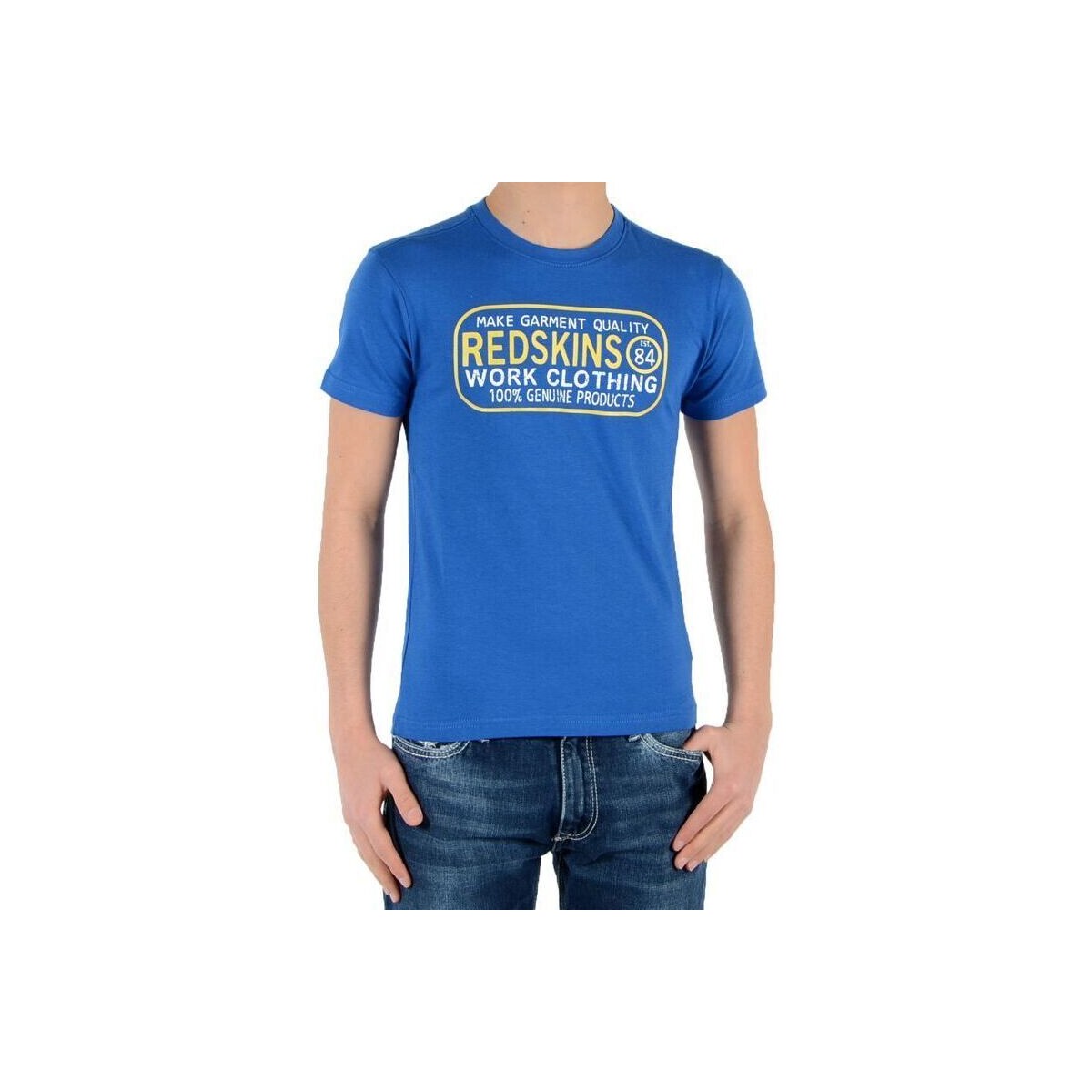 Textiel Meisjes T-shirts korte mouwen Redskins 27587 Blauw