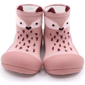Schoenen Kinderen Babyslofjes Attipas Endangered Animal Fox - Pink Roze