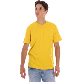 Textiel Heren T-shirts korte mouwen Calvin Klein Jeans K10K103307 Geel