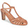 Schoenen Dames Sandalen / Open schoenen JB Martin LOYALE Fluweel / Camel