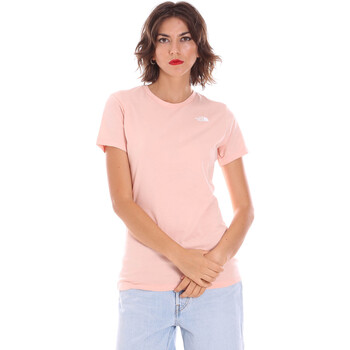 Textiel Dames T-shirts korte mouwen The North Face NF0A4T1AUBF1 Roze