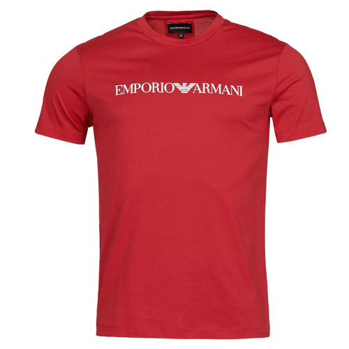 Textiel Heren T-shirts korte mouwen Emporio Armani 8N1TN5 Rood