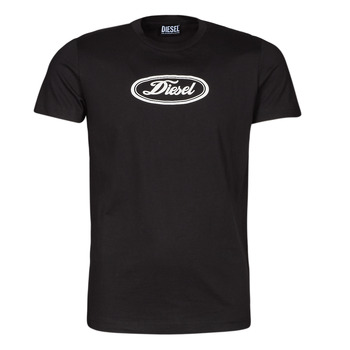 Textiel Heren T-shirts korte mouwen Diesel T-DIEGOR-C14 Zwart