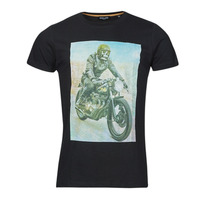 Textiel Heren T-shirts korte mouwen Deeluxe RINGO TS M Zwart / Multicolour