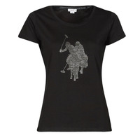 Textiel Dames T-shirts korte mouwen U.S Polo Assn. CRY 51520 SHOB Zwart