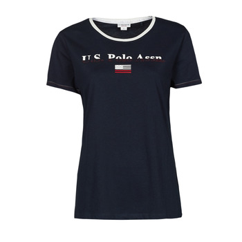 Textiel Dames T-shirts korte mouwen U.S Polo Assn. LETY 51520 CPFD Marine