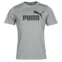 Textiel Heren T-shirts korte mouwen Puma ESS LOGO TEE Grijs
