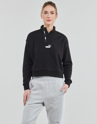 Textiel Dames Sweaters / Sweatshirts Puma PUMA POWER TAPE HALF-PLACKET CREW TR Zwart