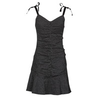 Textiel Dames Korte jurken Guess CASSIA DRESS Zwart / Wit