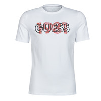Textiel Heren T-shirts korte mouwen Guess ORWELL CN SS TEE Wit