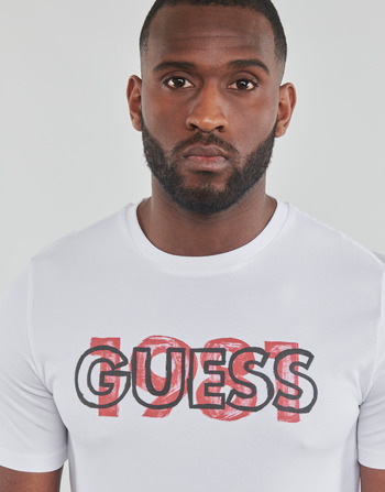 Guess ORWELL CN SS TEE Wit