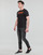 Textiel Heren T-shirts korte mouwen Guess SS BSC INTL LOGO TEE Zwart / Oranje