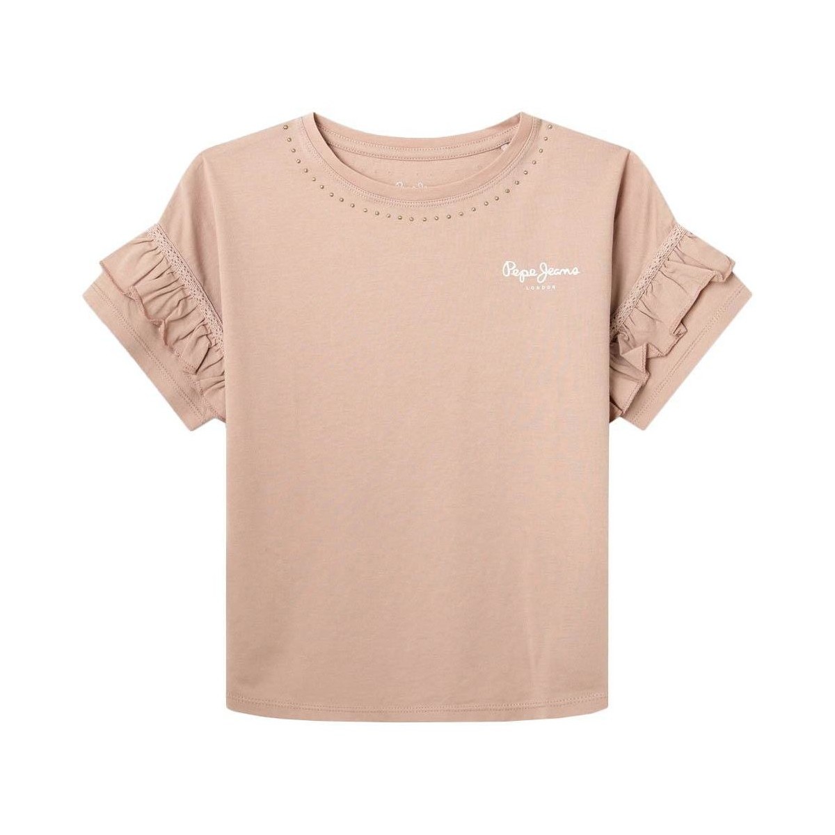 Textiel Meisjes T-shirts & Polo’s Pepe jeans  Roze