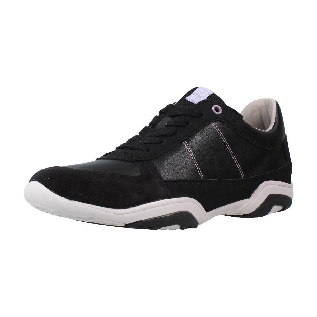 Schoenen Dames Sneakers Geox D ARROW Zwart