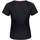 Textiel Dames Sport BH's Lisca Sportshirt met korte mouwen Playful  Cheek Zwart