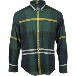 Textiel Heren Overhemden lange mouwen Barbour Dunoon Tailored Shirt Groen