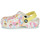 Schoenen Meisjes Klompen Crocs CLASSIC CLOG  creative dye Wit / Multi