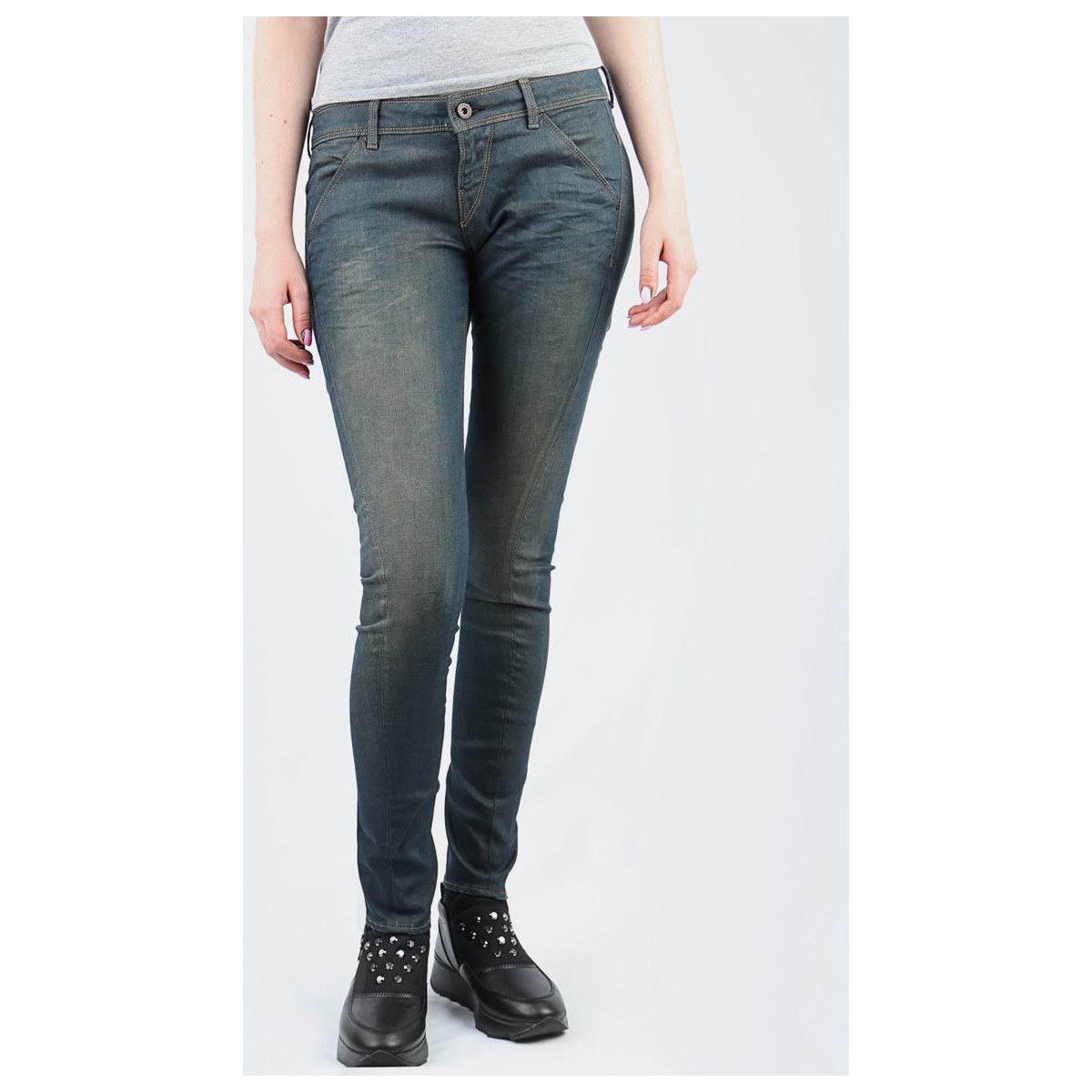 Textiel Dames Skinny Jeans Guess Rocket W21164D0K60-AGRU 