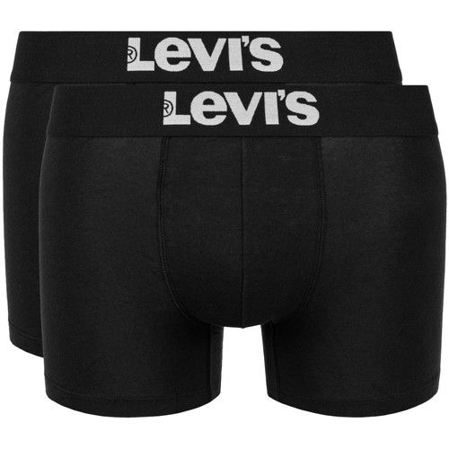 Ondergoed Heren Boxershorts Levi's Boxer 2 Pairs Briefs Zwart