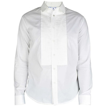Textiel Heren Overhemden lange mouwen Off-White  Wit